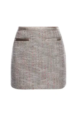 Tweed Mini Skirt