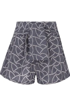Verano Jeans Shorts With Knot