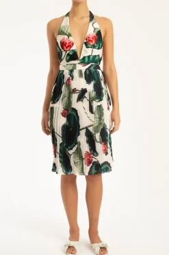 Victoria Regia Pareo Pleated Skirt