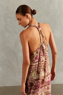 Vintage Citronelle Long Dress With Straps