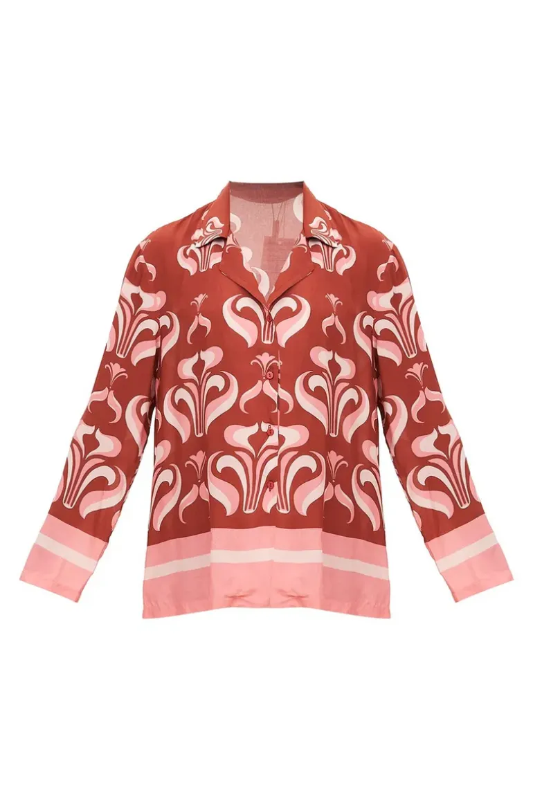 Vintage Lily Long-Sleeved Shirt