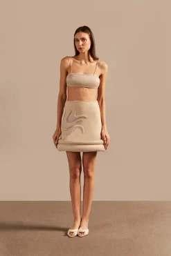 Vintage Lily Solid Appliqué Skirt