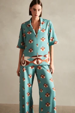 Vintage Orchid Short-Sleeved Shirt