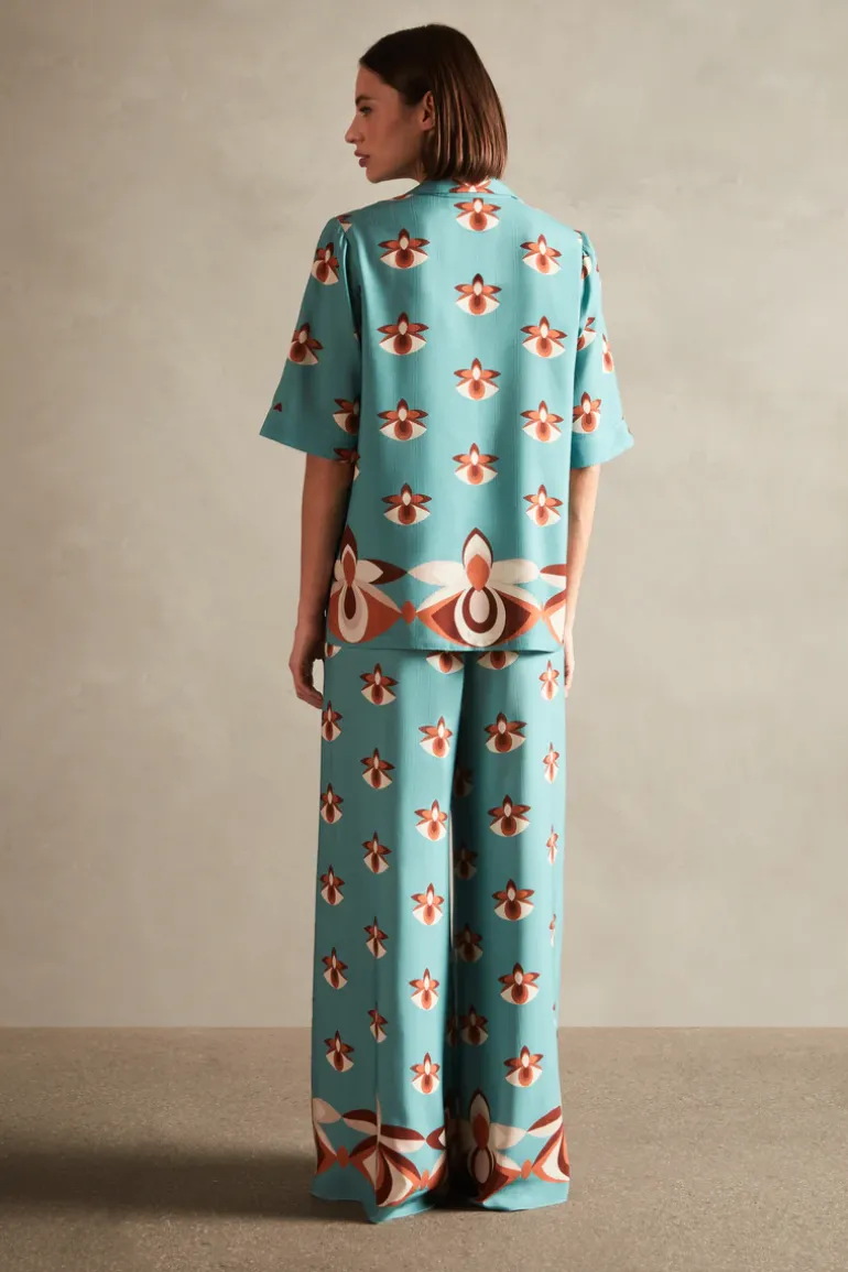 Vintage Orchid Short-Sleeved Shirt