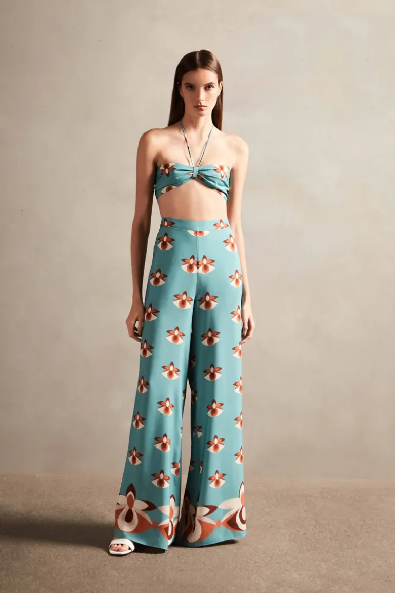 Vintage Orchid Wide-Leg Pants