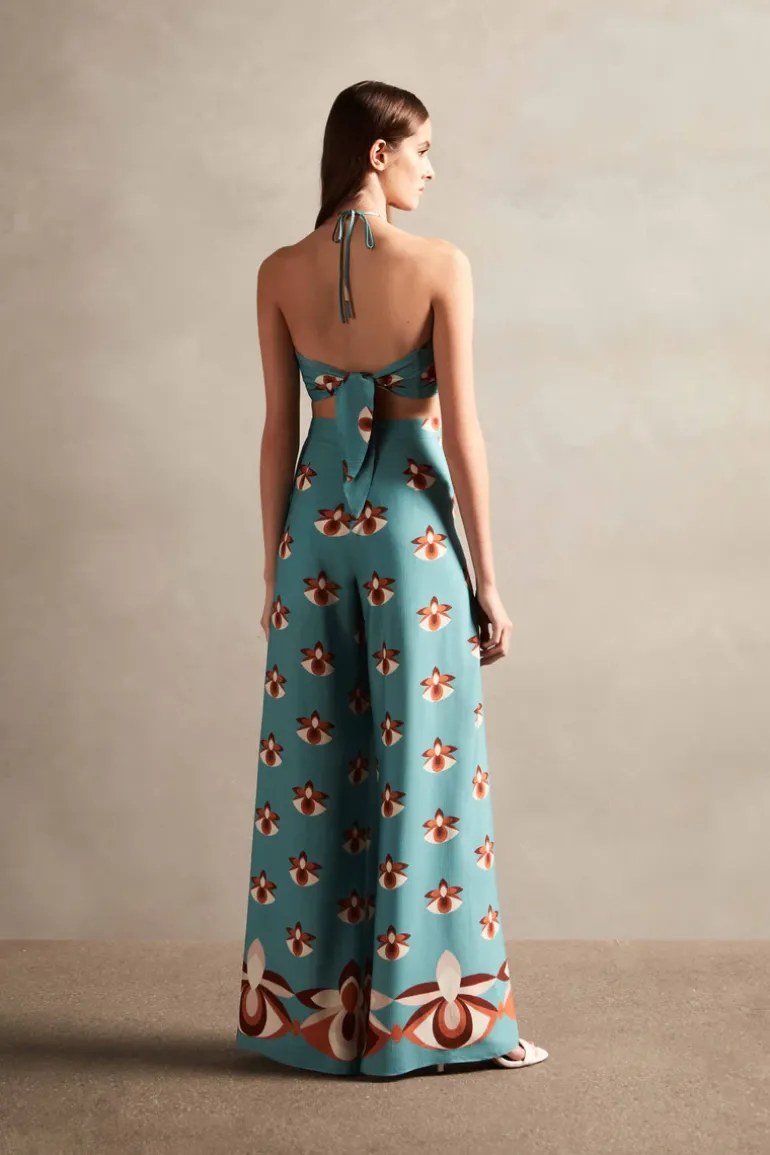 Vintage Orchid Wide-Leg Pants