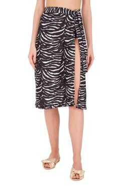 Zebra Pareo Skirt
